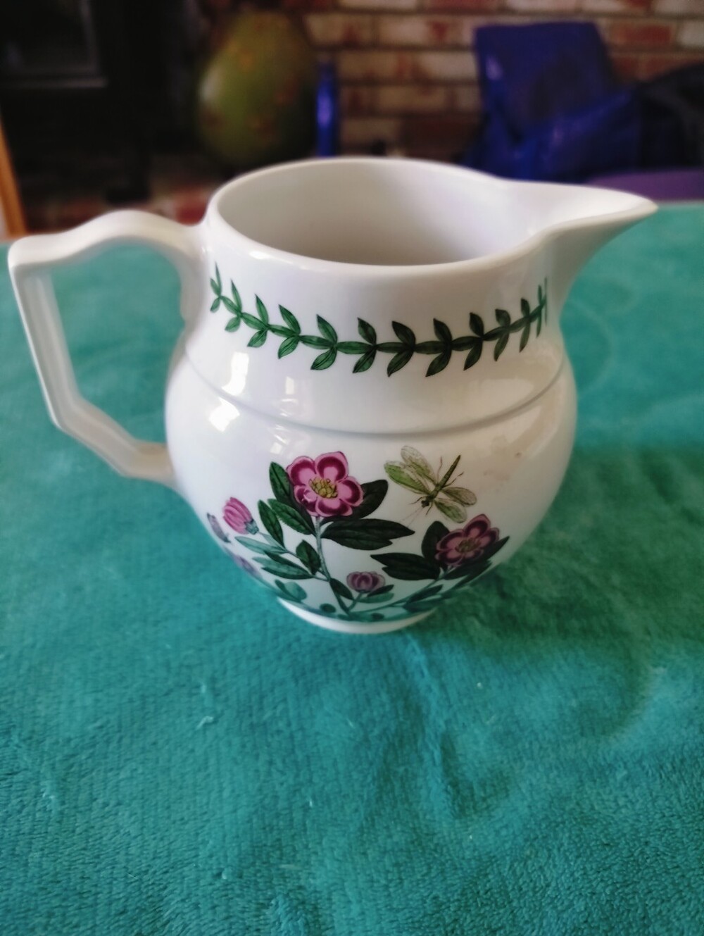 Portmeirion Botanic Garden Dog Rose Large 6" Tall Jug Pitcher